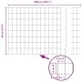 Juego de Cercas Euro Juego de 2 Gris Acero Recubierto en Polvo | Foro24.es | Tu tienda online para hogar, jardín y más Foro24.es