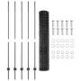Juego de Cerca de Jardín 2 Piezas Gris Oscuro Acero Galvanizado de , Postes de cerca - Ref: Foro24-3336069, Precio: 104,02 €,...