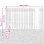 Juego de Cerca de Jardín 2 Piezas Gris Oscuro Acero Galvanizado de , Postes de cerca - Ref: Foro24-3336069, Precio: 104,02 €,...