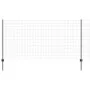 Cerca Euro con 10 Postes Grises 1.2x10 m de Acero by , fence posts - Ref: Foro24-3336074, Price: 80,36 €, Discount: %