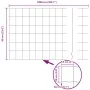 Valla Euro con 5 Postes U Gris 0.6x10 m Acero | Foro24.es | Tu tienda online para hogar, jardín y más Foro24.es