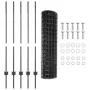 Cerca Euro con 10 postes U Gris 1,2x10 m de acero von , Zaunpfosten - Ref: Foro24-3336082, Preis: 72,76 €, Rabatt: %