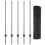 Cerca Euro con 10 postes U Gris 1,2x10 m de acero von , Zaunpfosten - Ref: Foro24-3336082, Preis: 72,76 €, Rabatt: %