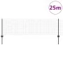 Cerca Euro con 11 Postes en U Gris 0.6x25 m Acero de , Postes de cerca - Ref: Foro24-3336095, Precio: 97,59 €, Descuento: %