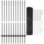Valla Euro Set de 2 Gris Metal Estándar Robusto Valla Euro | Foro24.es | Tu tienda online para hogar, jardín y más Foro24.es