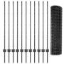 Valla Euro Set de 2 Gris Metal Estándar Robusto Valla Euro | Foro24.es | Tu tienda online para hogar, jardín y más Foro24.es