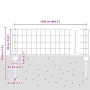 Cerca Euro con 11 Postes en Gris 0.4x25 m de Acero by , fence posts - Ref: Foro24-3336109, Price: 62,17 €, Discount: %