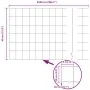 Cerca Euro con 11 Postes en Gris 0.4x25 m de Acero by , fence posts - Ref: Foro24-3336109, Price: 62,17 €, Discount: %