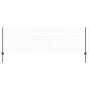 Juego de Cerca de Jardín Set de 2 Gris Metal 25 x 0.8 m by , fence posts - Ref: Foro24-3336111, Price: 95,19 €, Discount: %