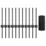 Cerca Euro Set de 2 Gris Metal Grande Expandible Rectangular | Foro24.es | Tu tienda online para hogar, jardín y más Foro24.es