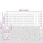 Conjunto de Cerca de Jardín de Conjunto de 3 Gris Acero Galvanizado | Foro24.es | Tu tienda online para hogar, jardín y más Foro24.es