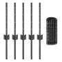 Cerca Euro con 5 Publicaciones U Gris 0.4x10 m Acero de , Postes de cerca - Ref: Foro24-3336129, Precio: 41,30 €, Descuento: %