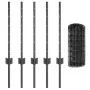 Set de Cerca Euro Set de 2 Gris Acero Recubierto en Polvo | Foro24.es | Tu tienda online para hogar, jardín y más Foro24.es