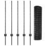 Juego de Cerca de Jardín Juego de 2 Gris by , fence posts - Ref: Foro24-3336132, Price: 77,96 €, Discount: %