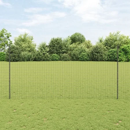 Conjunto de vallas Euro Set de 2 Gris Acero 10 m x 1.6 m | Foro24.es | Tu tienda online para hogar, jardín y más Foro24.es