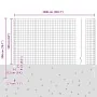 Conjunto de vallas Euro Set de 2 Gris Acero 10 m x 1.6 m | Foro24.es | Tu tienda online para hogar, jardín y más Foro24.es