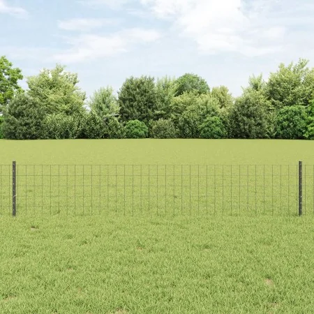 Set de Cerca Euro Set de 2 Gris Metal 25 x 0.4 m Cerca Euro | Foro24.es | Tu tienda online para hogar, jardín y más Foro24.es