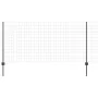 Set de Cerca de Jardín Set de 2 Gris Acero Recubierto de Polvo by , fence posts - Ref: Foro24-3336140, Price: 123,29 €, Disco...
