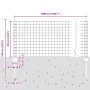 Conjunto Valla Euro de Juego de 2 Acero galvanizado 10 x 0.6 m von , Zaunpfosten - Ref: Foro24-3336145, Preis: 65,15 €, Rabat...