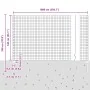 Juego de Vallas de Jardín Juego de 2 Acero galvanizado Grande | Foro24.es | Tu tienda online para hogar, jardín y más Foro24.es