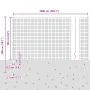 Juego de Vallas Euro Juego de 2 Acero galvanizado 10 m Duradero | Foro24.es | Tu tienda online para hogar, jardín y más Foro24.es
