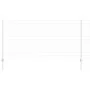 Juego de Cercas de Jardín Juego de 2 Acero Galvanizado by , fence posts - Ref: Foro24-3336164, Price: 94,49 €, Discount: %