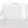 Conjunto de Cercas de Jardín 2 piezas Acero galvanizado 10 metros von , Zaunpfosten - Ref: Foro24-3336167, Preis: 122,42 €, R...