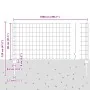 Juego de Cerca de Jardín 2 Piezas Acero Galvanizado 10m x 0.8m von , Zaunpfosten - Ref: Foro24-3336170, Preis: 63,77 €, Rabat...