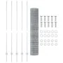 Conjunto de rollos de cerca de jardín Set de 2 Acero galvanizado | Foro24.es | Tu tienda online para hogar, jardín y más Foro24.es