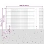 Juego de Cerca de Jardín Set de 2 Acero Galvanizado 10 x 1.6 m | Foro24.es | Tu tienda online para hogar, jardín y más Foro24.es