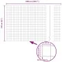 Juego de Cerca de Jardín Set de 2 Acero Galvanizado 10 x 1.6 m | Foro24.es | Tu tienda online para hogar, jardín y más Foro24.es