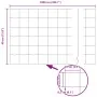 Rollo de Cerca de Jardín Set de 2 Acero Galvanizado 10 x 0.4 m | Foro24.es | Tu tienda online para hogar, jardín y más Foro24.es