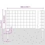 Conjunto de cerca Euro Conjunto de 2 Acero galvanizado 10 metros | Foro24.es | Tu tienda online para hogar, jardín y más Foro24.es