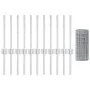 Conjunto de cerca de jardín Conjunto de 2 Plata galvanizada | Foro24.es | Tu tienda online para hogar, jardín y más Foro24.es