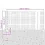 Set de valla Euro de Set de 2 Acero galvanizado 25 x 0.8 metros | Foro24.es | Tu tienda online para hogar, jardín y más Foro24.es