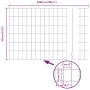 Set de Cerca de Jardín Set de 2 Acero Galvanizado 25 x 0.4 m | Foro24.es | Tu tienda online para hogar, jardín y más Foro24.es