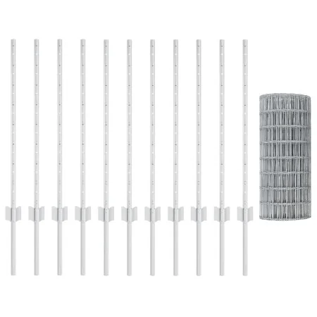 Conjunto de Cerca Euro Set de 2 Acero galvanizado 25 x 0.8 m | Foro24.es | Tu tienda online para hogar, jardín y más Foro24.es