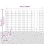 Set de cerca de jardín 2 unidades Acero galvanizado 25 x 1.2 m de , Postes de cerca - Ref: Foro24-3336200, Precio: 168,35 €, ...