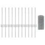 Rollo de Cerca para Jardín Juego de 2 Galvanizado Acero Galvanizado by , fence posts - Ref: Foro24-3336201, Price: 71,58 €, D...