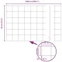 Conjunto de Cercas de Jardín Set de 2 Acero Galvanizado 25 x 0.6 m | Foro24.es | Tu tienda online para hogar, jardín y más Foro24.es