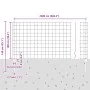 Juego de Cercas de Jardín Juego de 2 Acero Galvanizado 25 x 1 m | Foro24.es | Tu tienda online para hogar, jardín y más Foro24.es