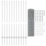 Conjunto de cerca de jardín Set de 2 Acero galvanizado 25 x 1.2 m de , Postes de cerca - Ref: Foro24-3336205, Precio: 151,64 ...