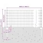 Set de Cerca de Jardín Set de 2 Acero Galvanizado 50 x 0.6 m de , Postes de cerca - Ref: Foro24-3336209, Precio: 184,66 €, De...