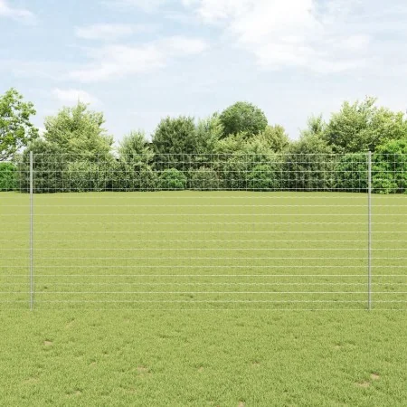 Juego de cercas de jardín Set de 2 Acero galvanizado 10 x 1.4 m by , fence posts - Ref: Foro24-3336219, Price: 111,28 €, Disc...