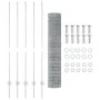 Juego de cercas de jardín Set de 2 Acero galvanizado 10 x 1.4 m by , fence posts - Ref: Foro24-3336219, Price: 111,28 €, Disc...