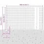 Juego de cercas de jardín Set de 2 Acero galvanizado 10 x 1.4 m by , fence posts - Ref: Foro24-3336219, Price: 111,28 €, Disc...