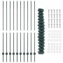 Cerca de Cadena de Eslinga con 10 Postes U Verde 1.5x10 m Acero | Foro24.es | Tu tienda online para hogar, jardín y más Foro24.es