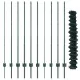 Cerca de Cadena con 10 Postes U Verde 1.4x10 m Acero | Foro24.es | Tu tienda online para hogar, jardín y más Foro24.es