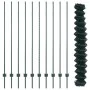 Cerca de Cadena de Eslinga con 10 Postes U Verde 1.5x10 m Acero | Foro24.es | Tu tienda online para hogar, jardín y más Foro24.es