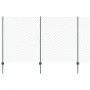 Cerca de Cadena con 10 Postes U Verde 1.4x10 m Acero | Foro24.es | Tu tienda online para hogar, jardín y más Foro24.es